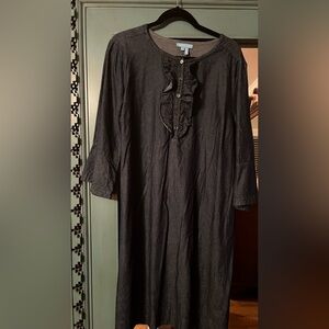 Draper James Denim  Ruffled Dress